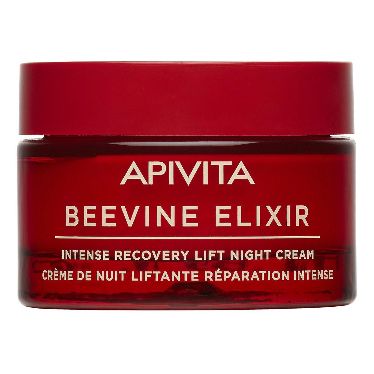 Crema de noche lift recuperación intensa BEEVINE ELIXIR, APIVITA 50 ml