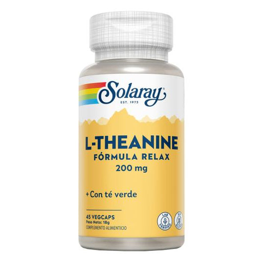 Teanina 200 mg Solaray 45 cápsulas