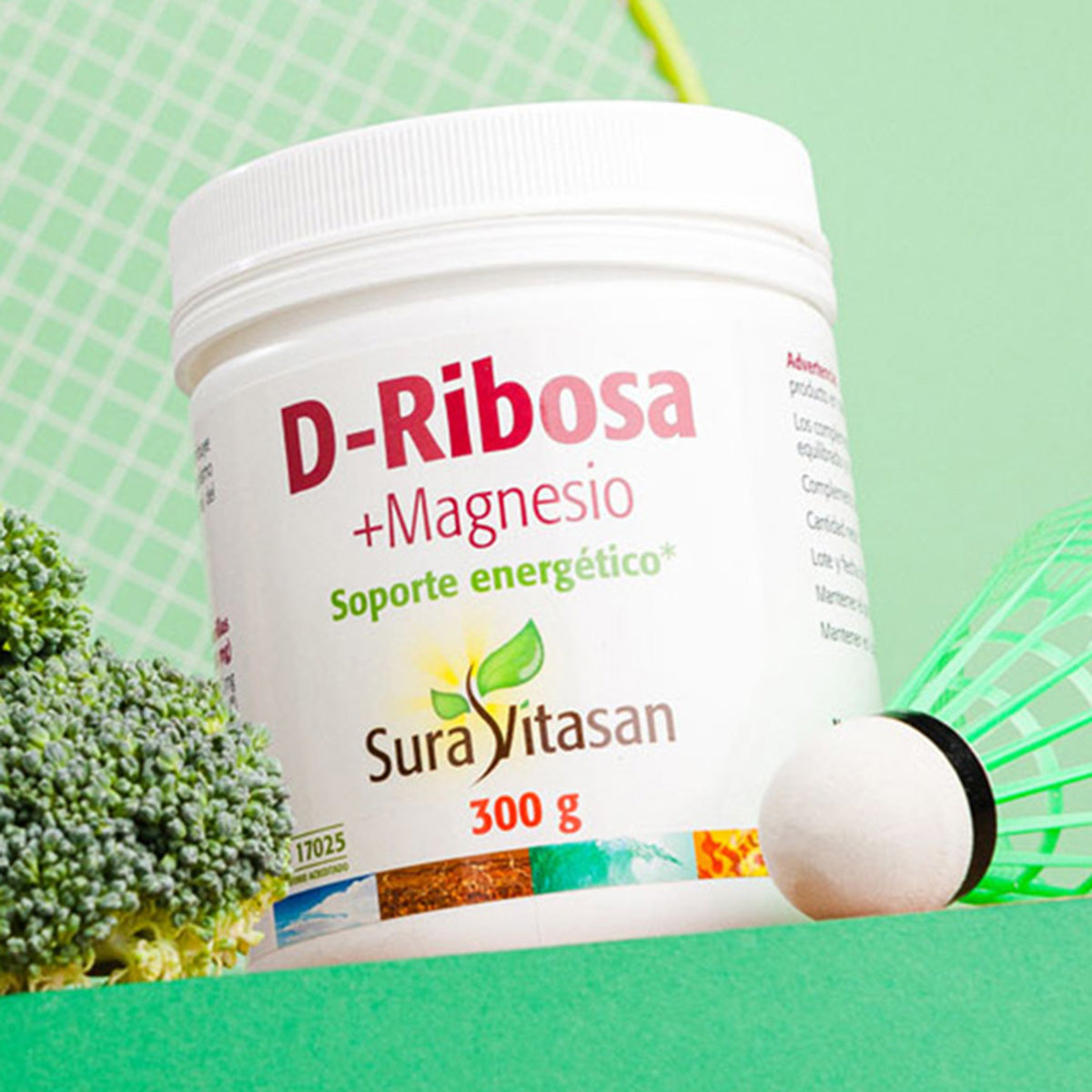 D-Ribosa + Magnesio, Sura Vitasan, 300 gr
