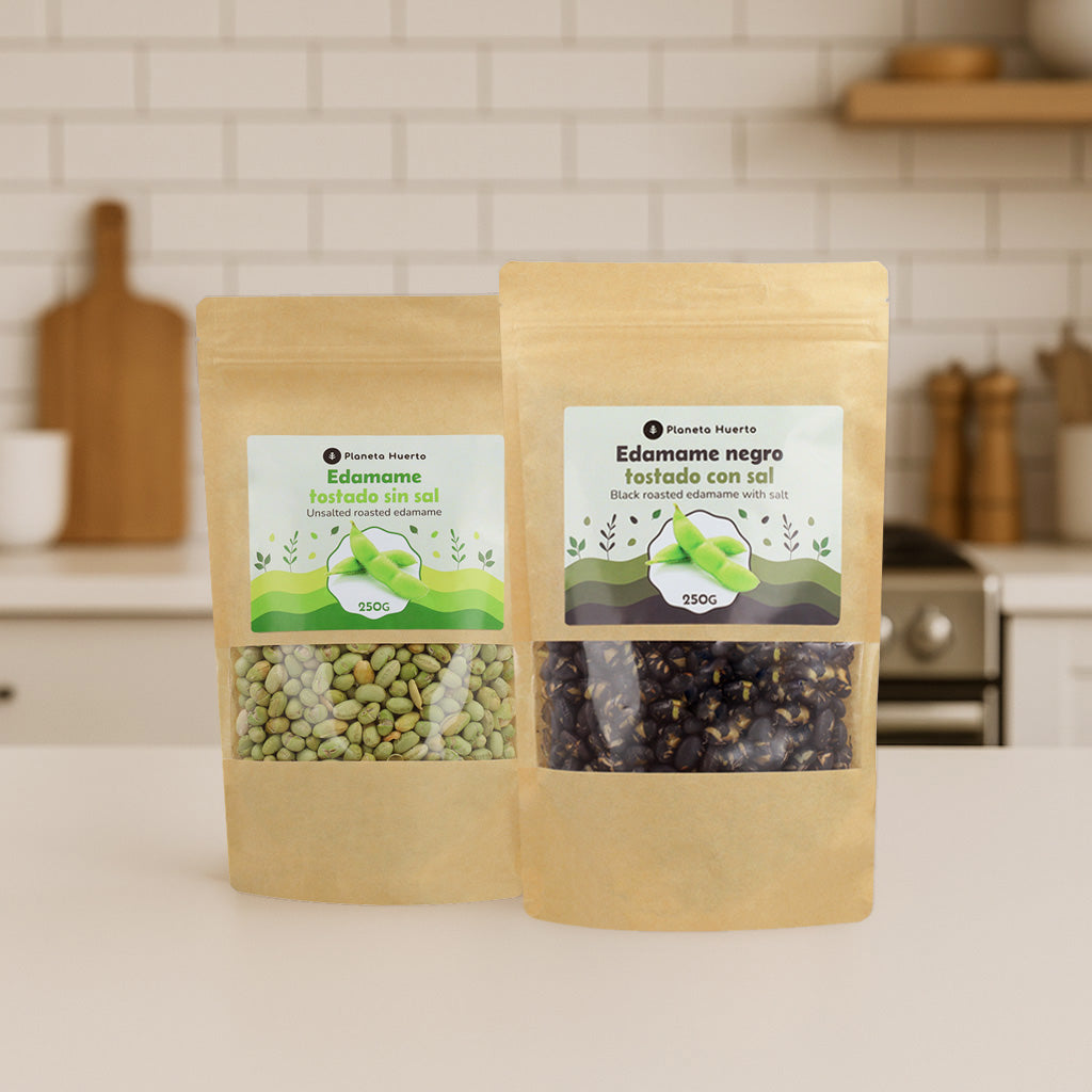 Edamame negro tostado con sal Planeta Huerto 250 g