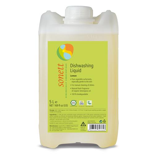 Lavavajillas líquido a mano limón Sonett 1L