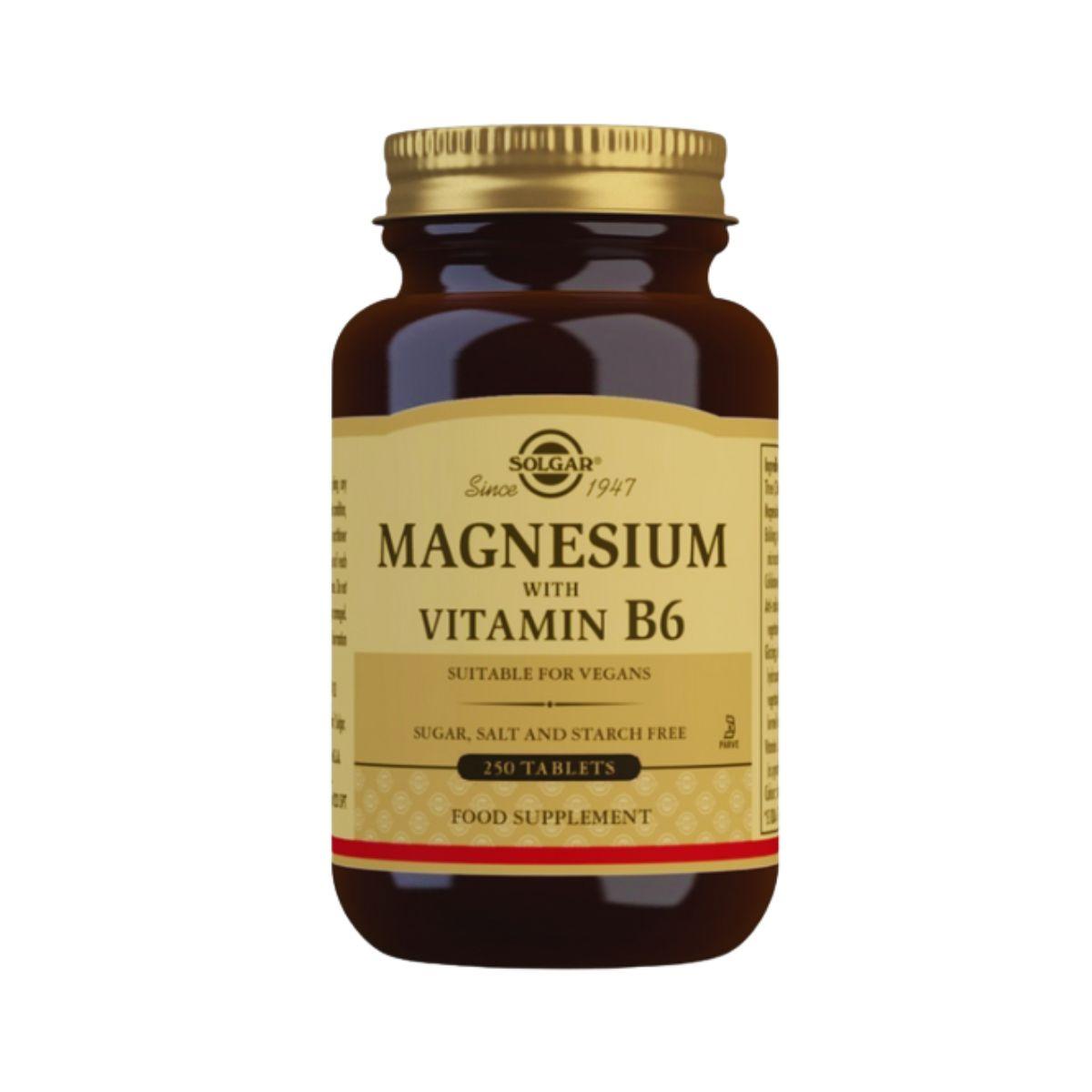 Magnesio con Vitamina B6 -Solgar
