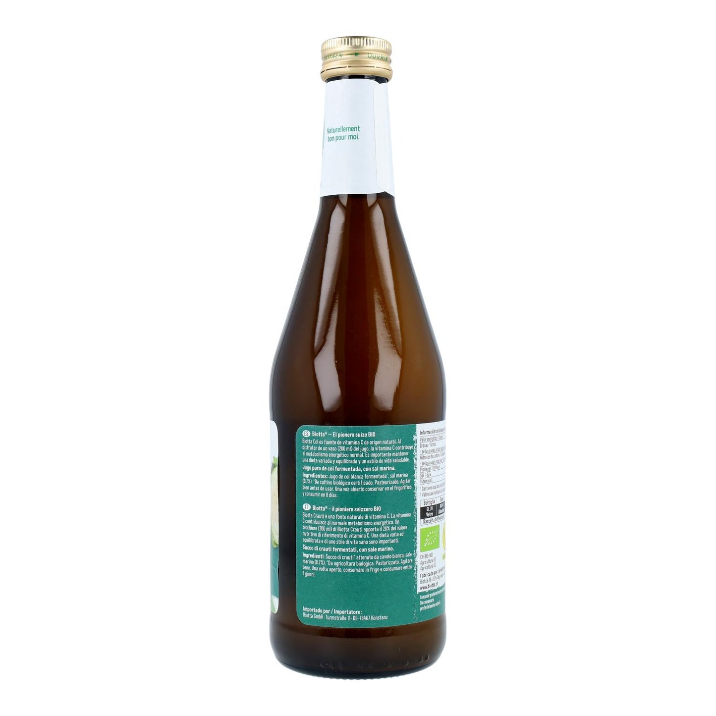 Jugo de Col Fermentada 500 ml Biotta