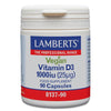 Vegan Vitamina D3  1000 UI 25µg, Lamberts