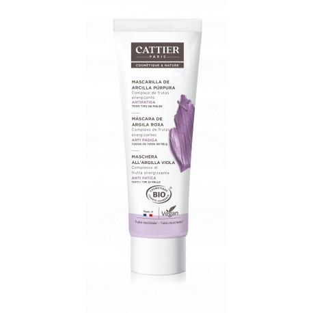 Mascarilla arcilla purpura (todo tipo pieles) Cattier 100ml
