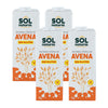 Pack 4x Bebida Avena Sin Gluten Bio Sol Natural 1 L