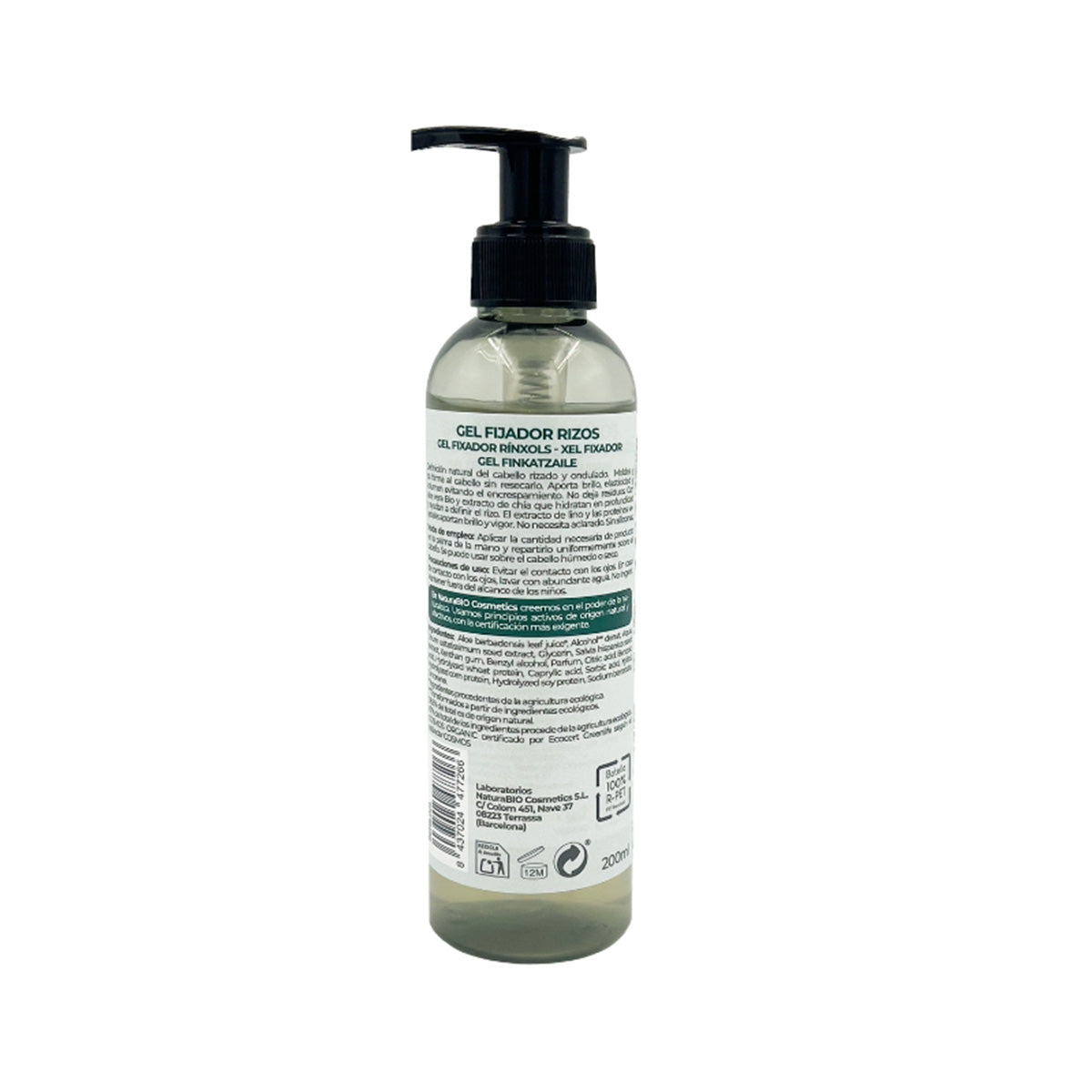 Gel definidor rizos 200 ml NaturaBIO