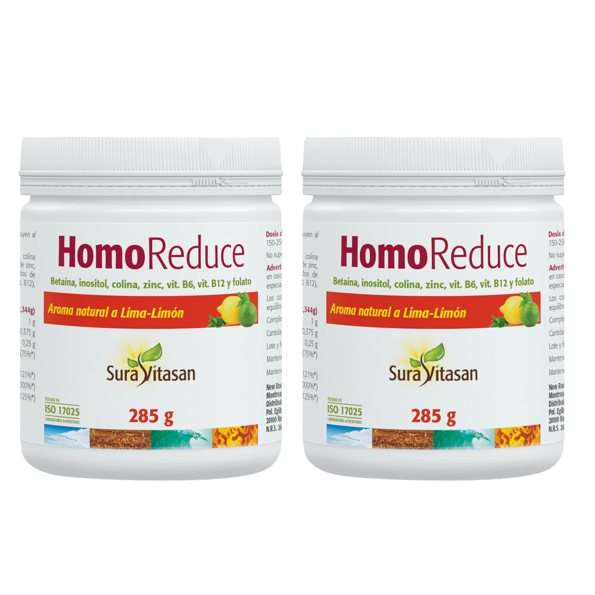 Pack 2x Homoreduce, Sura Vitasan, 285 g