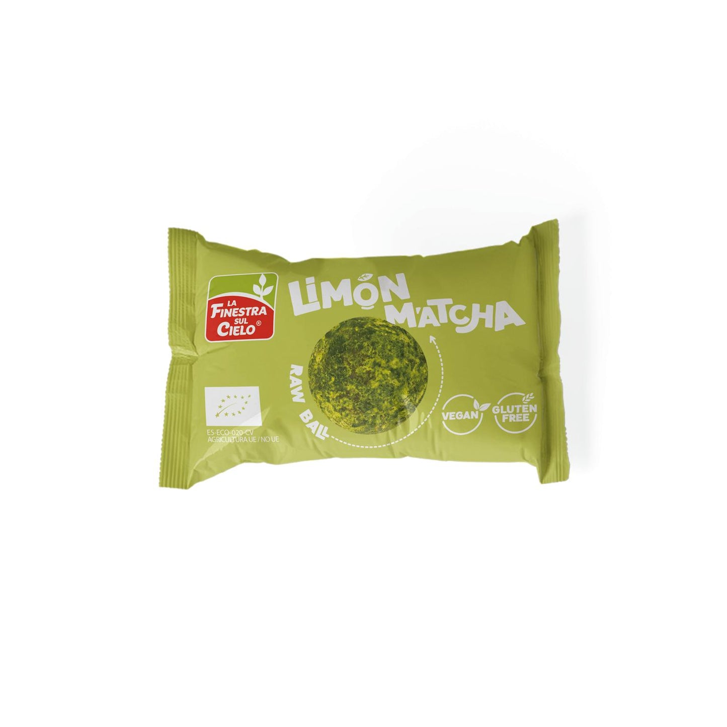 Energy ball matcha & limón bio gluten free La Finestra Sul Cielo 25 g