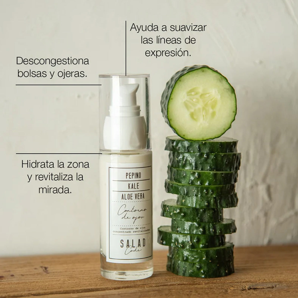 Contorno De Ojos Revitalizador, Salad Code, 30 ml