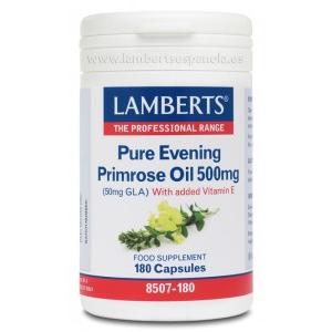 Aceite de Prímula Puro Lamberts 180 cápsulas 500mg