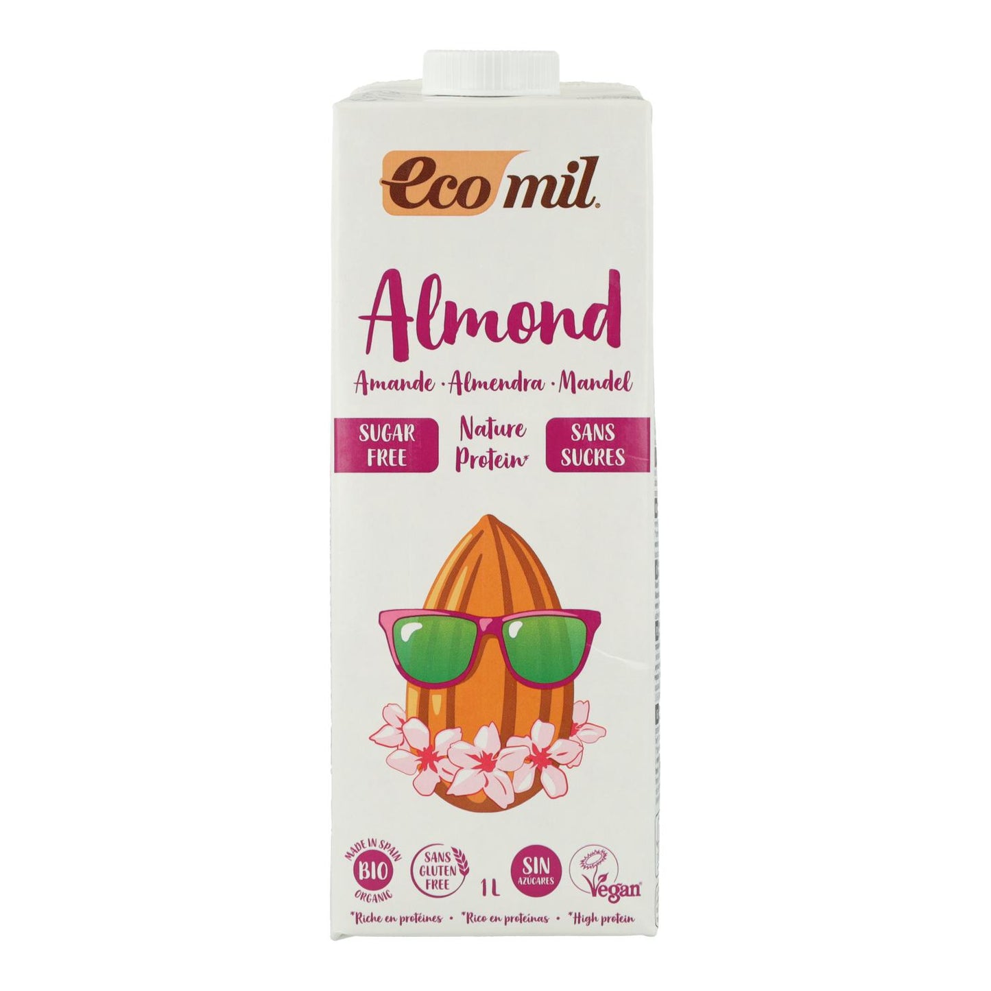 Bebida Vegetal Almendra Bio EcoMil 1 L