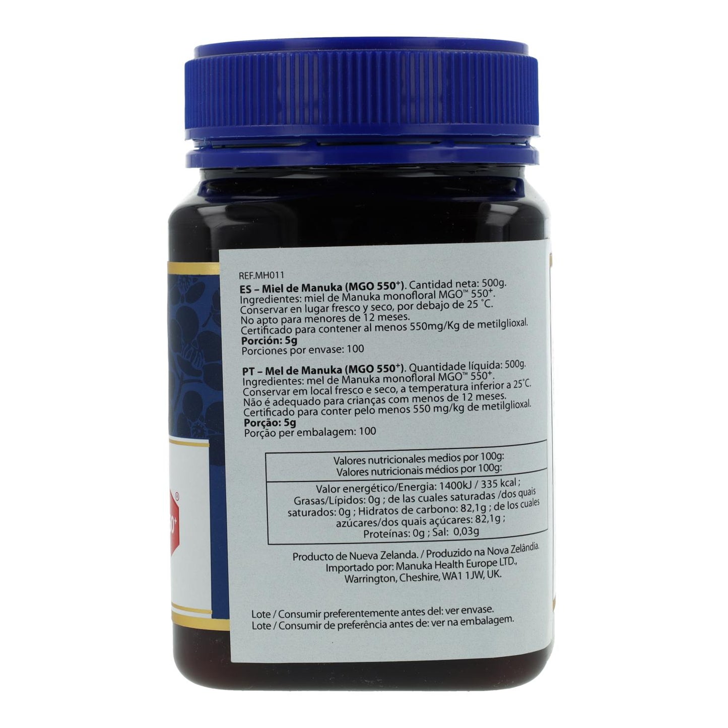 Miel de Manuka (MGO 550+) Manuka 500 gr