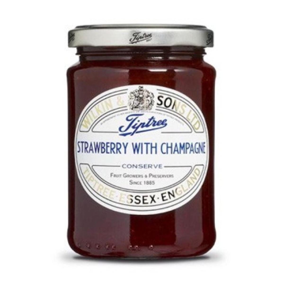 Mermelada de fresas y champagne Tiptree 340 g