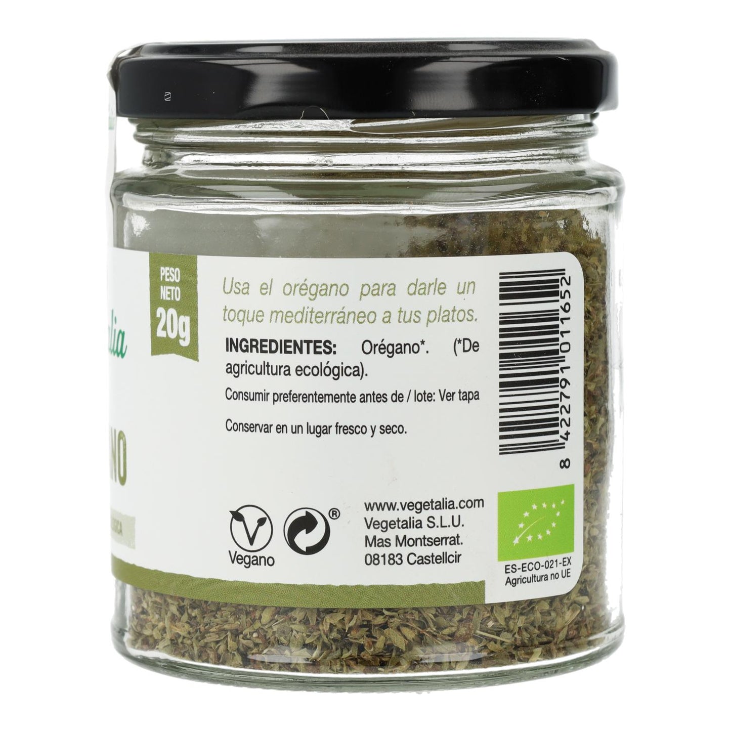 Orégano Hoja Cortada Bio Vegetalia 10 g