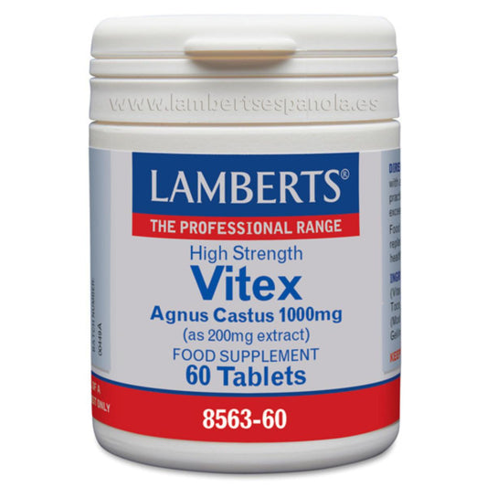 Vitex Agnus Castus Lamberts 60 tabletas 1000mg