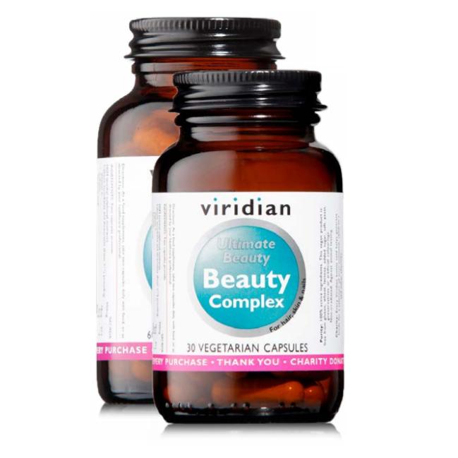 Beauty Complex, Pelo Piel Y Uñas 60 cápsulas vegetales Viridian