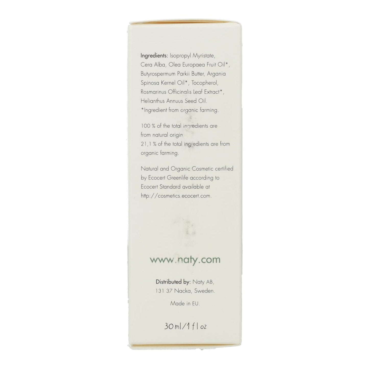 Bálsamo Pezón 30ml, Naty