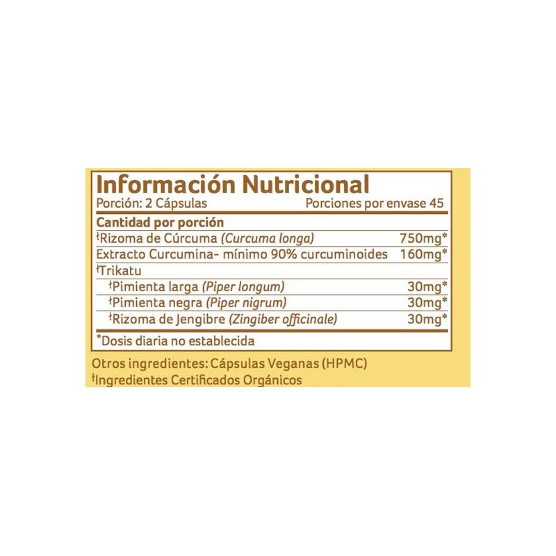 Turmeric Formula Organic India 90 caps