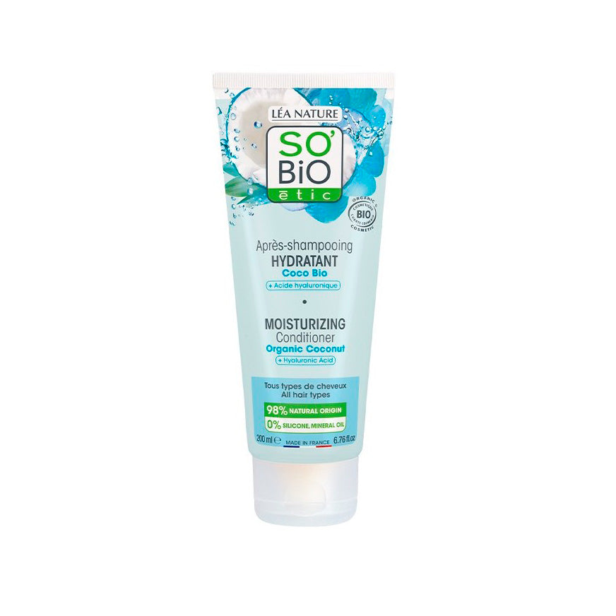 Acondicionador hidratante coco & acido hialurónicoo So'Bio étic 200 ml