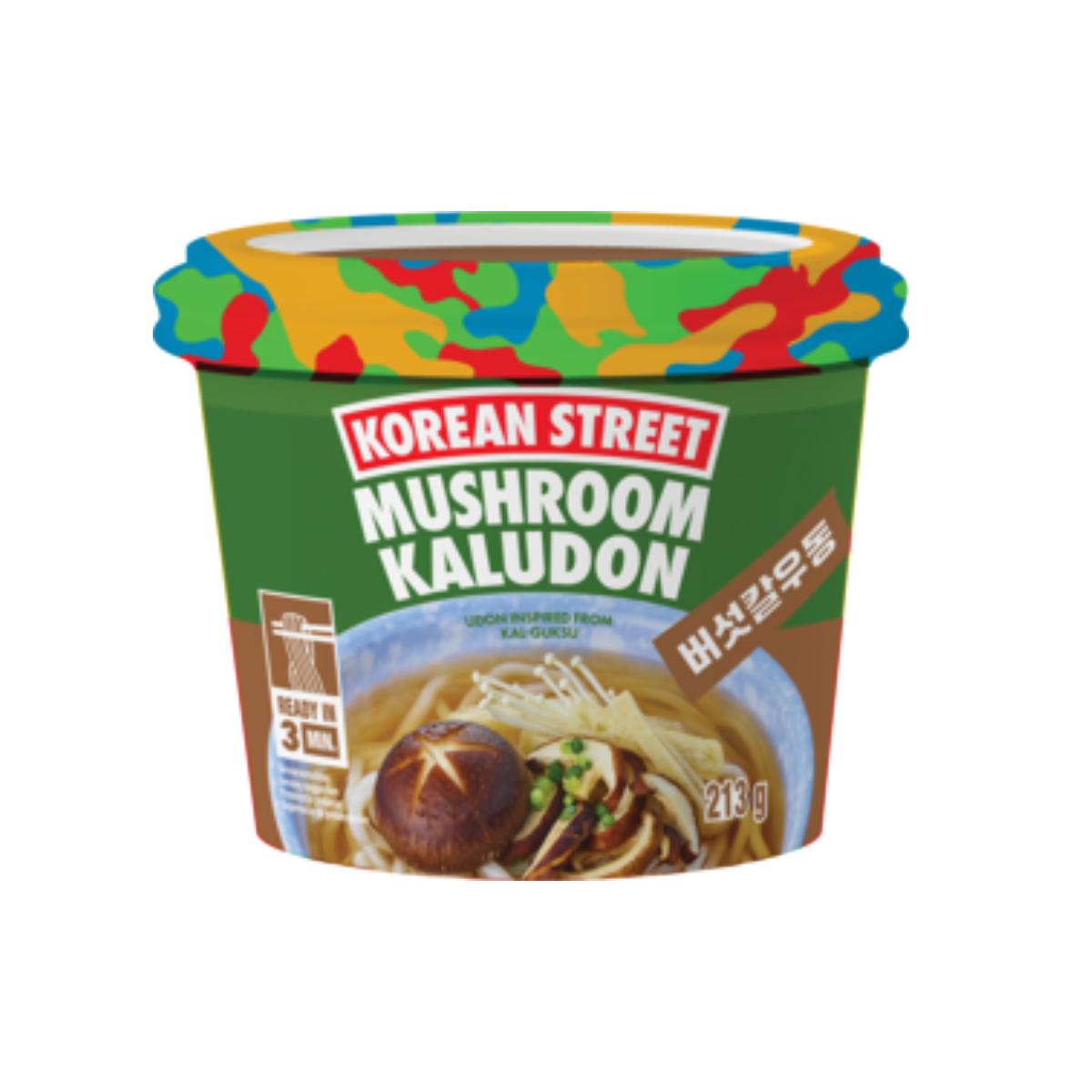 Fideos instantáneos, Ra Udong, champiñón Korean Street 213 g