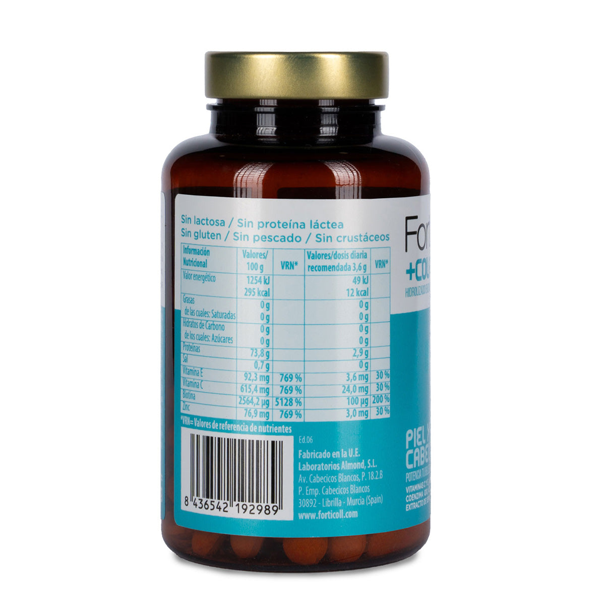 Colágeno BioActivo Piel y Cabello Forticoll 120 comprimidos