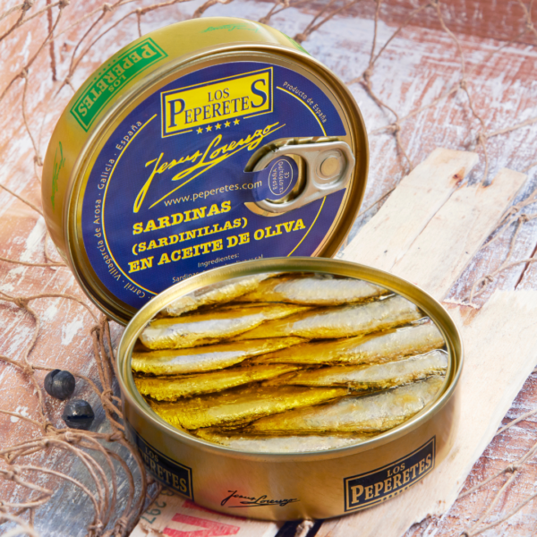 Sardinillas en Aceite de Oliva Los Peperetes 120 g