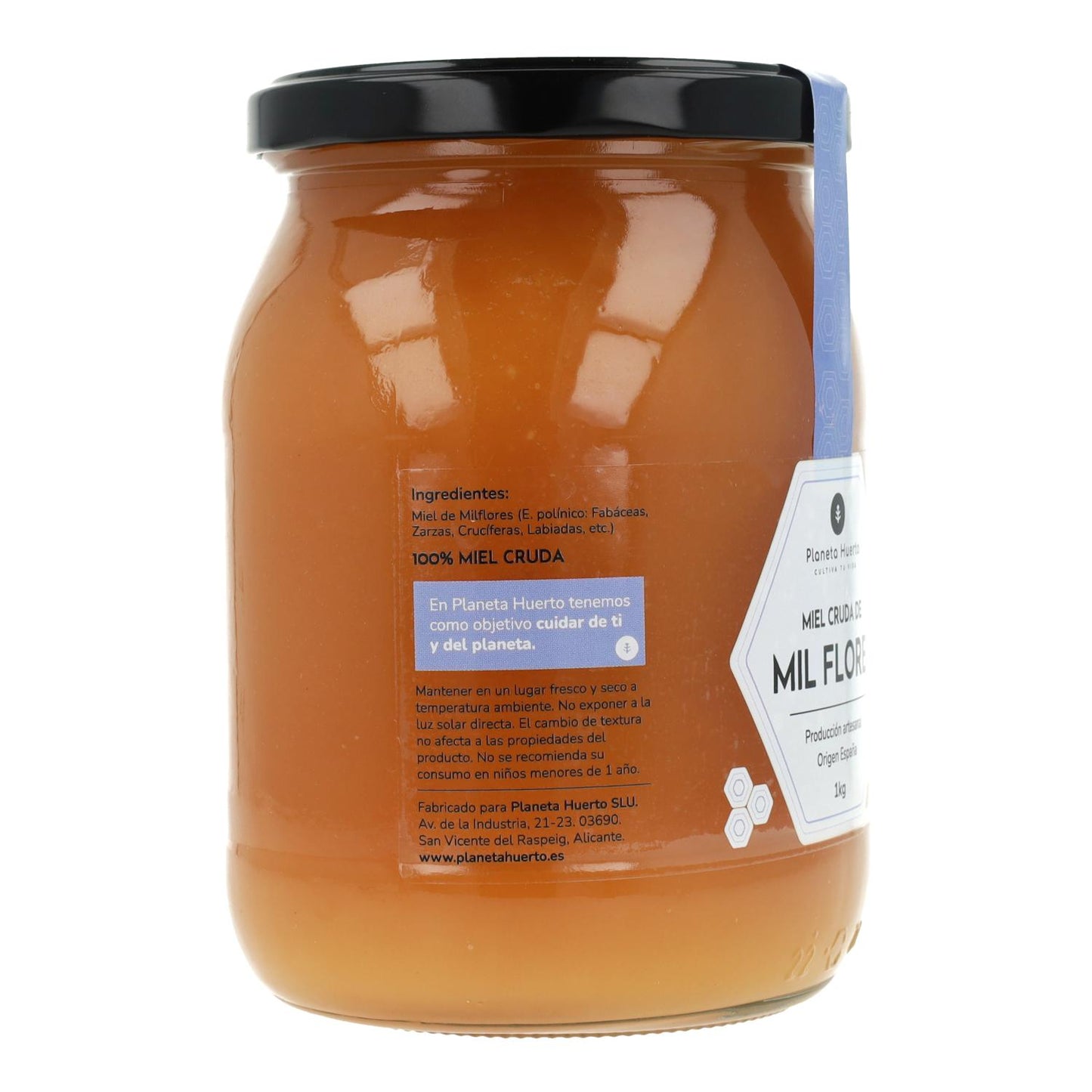 Miel Cruda de Mil Flores Planeta Huerto 1 Kg