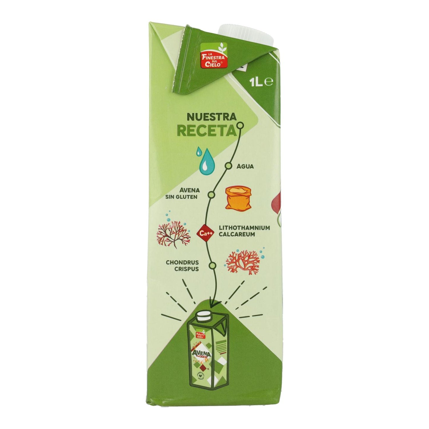 Bebida de Avena con Calcio La Finestra Sul Cielo 1 L