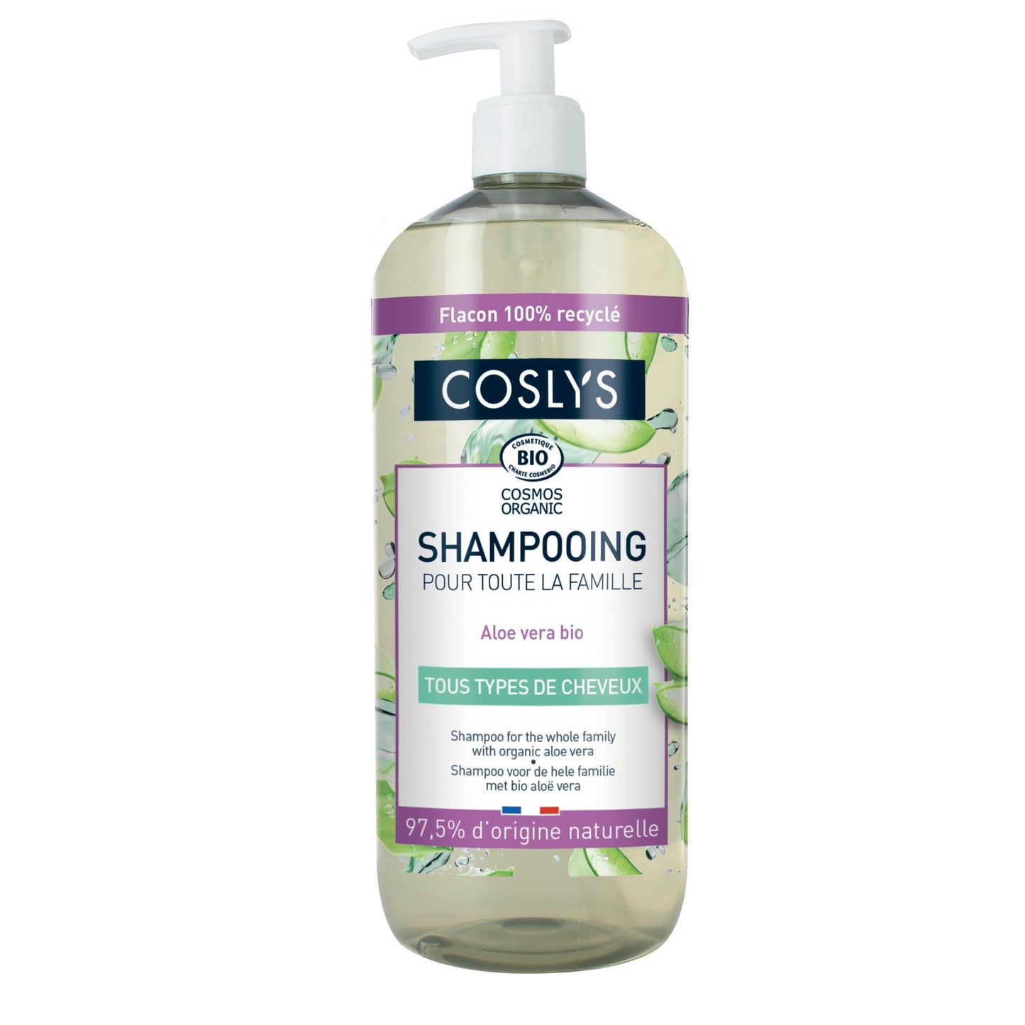 Champú para toda la familia con aloe vera Coslys 1 l