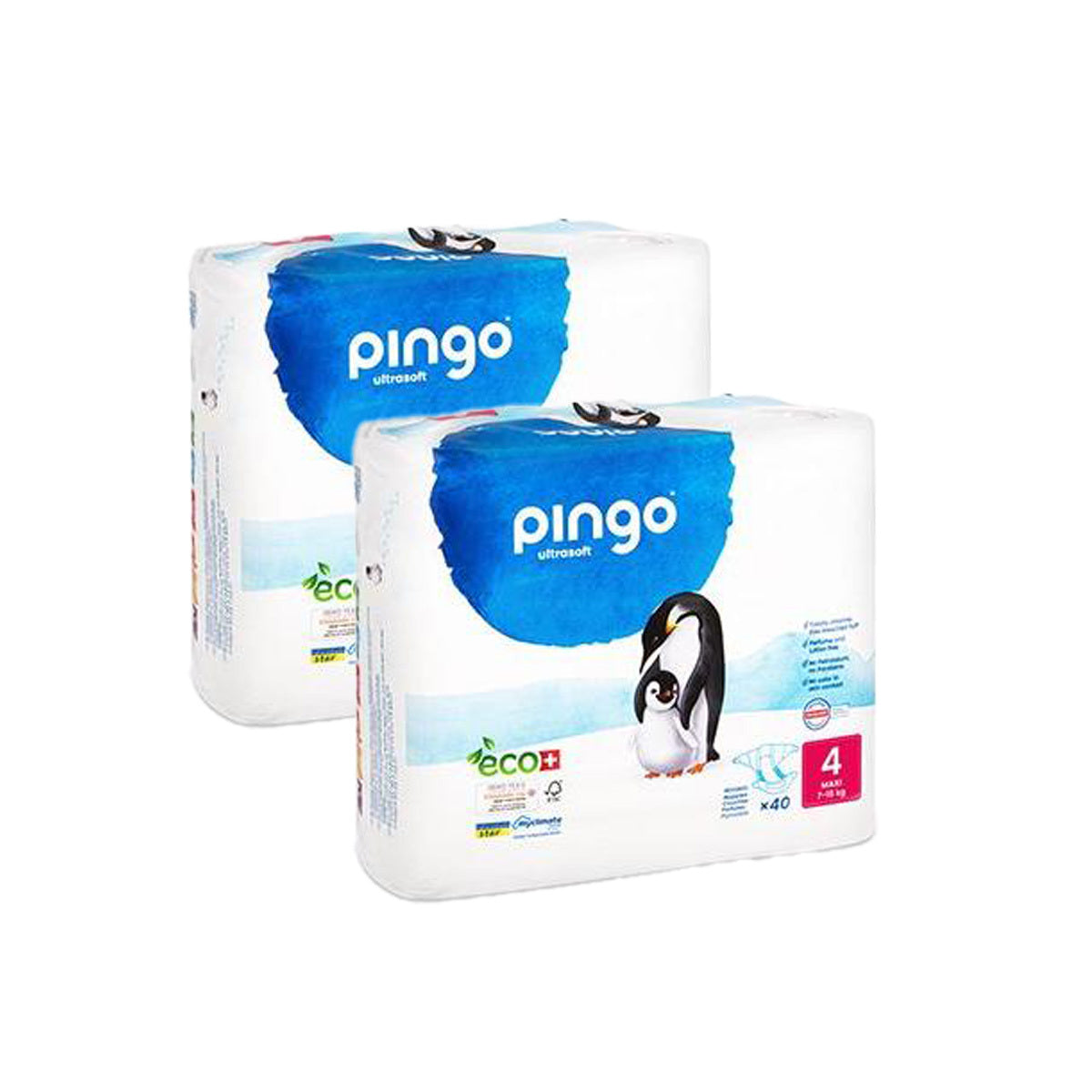 Pañales T4 (7-18kg) Pingo 80 unidades
