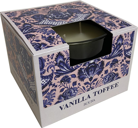 Vela perfumada  Jaipur Toffee & Nuts 3 mechas Roura