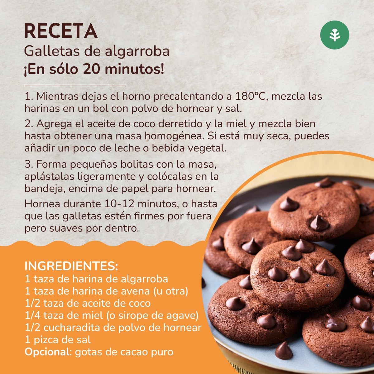 Harina de Algarroba ECO, Planeta Huerto, 250 g