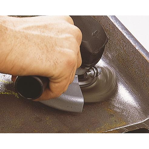 Wolfcraft 2701000 - 1 cepillo de disco para metales, trenzado, rosca M 14 Ø 100 x 15 mm