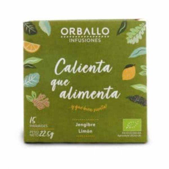 Infusión "calienta que alimenta" Bio orballo 15 pirámides