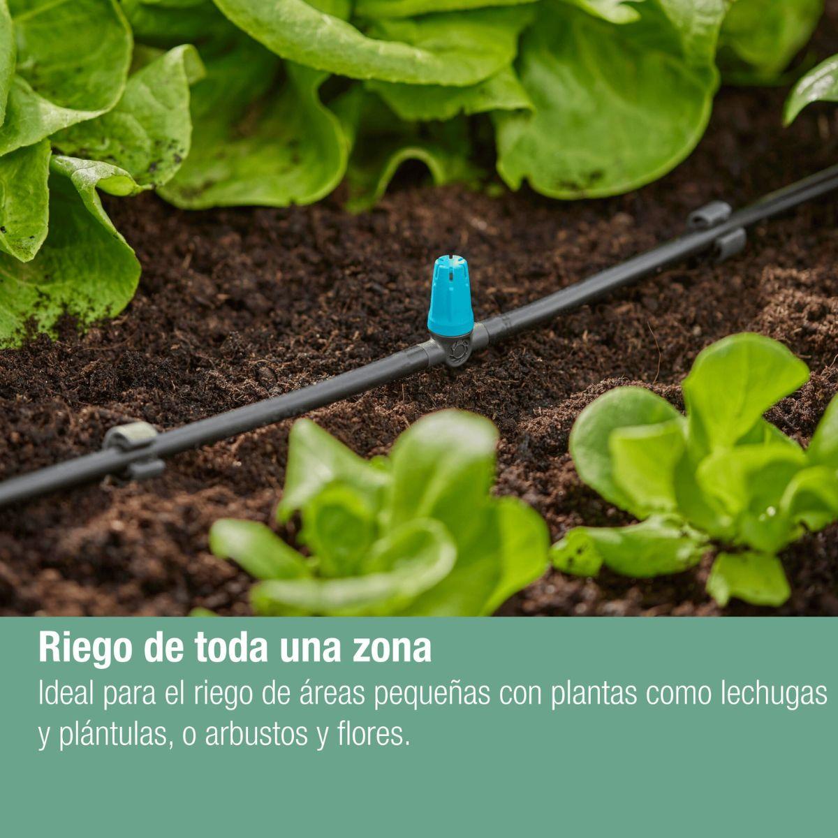 Gotero inundador regulable en linea Microdripsystem Gardena