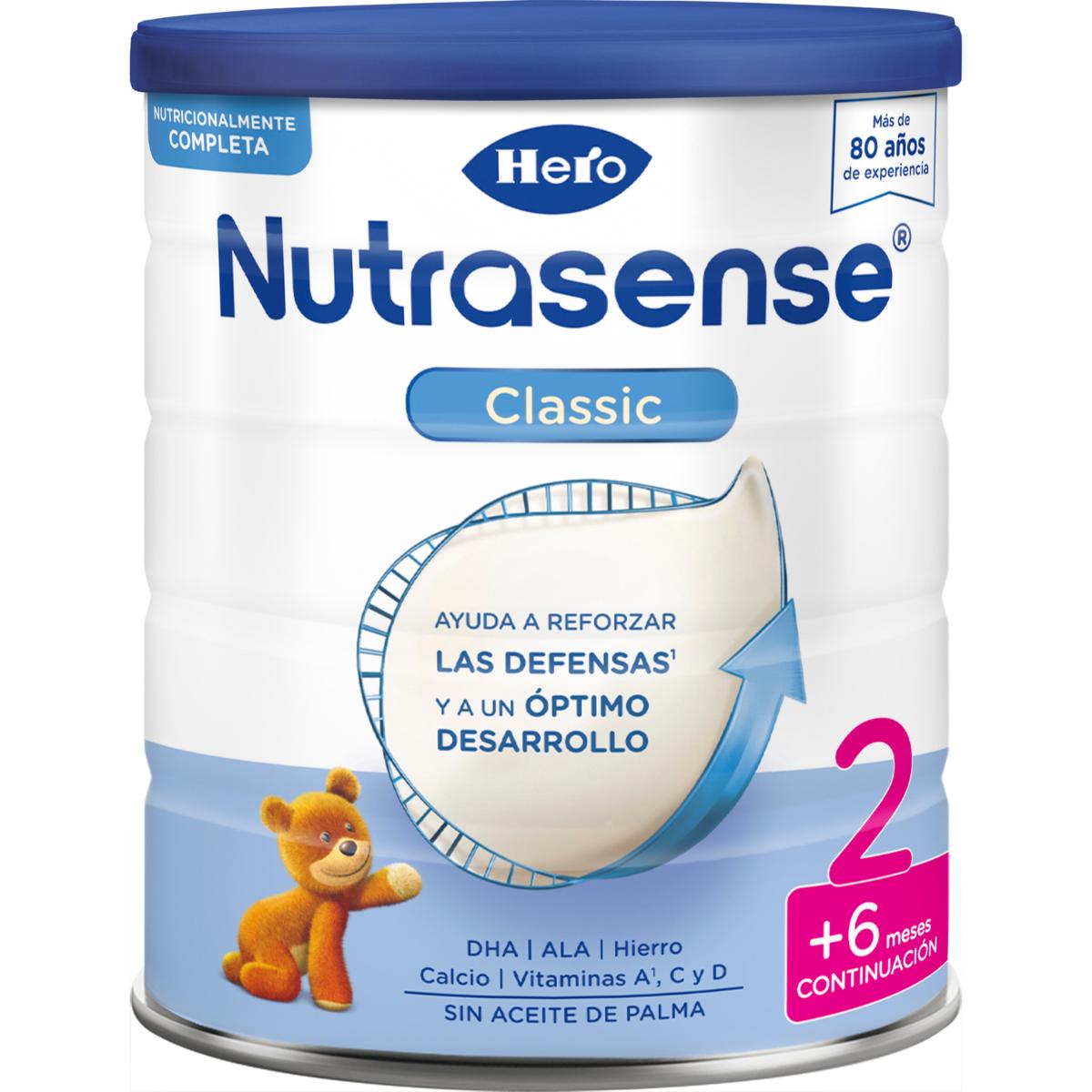 Leche Infantil Hero Nutrasense Classic 2 800 g.