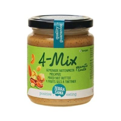 4-Mix, crema de frutos secos (con cacahuete) Terrasana 250 g