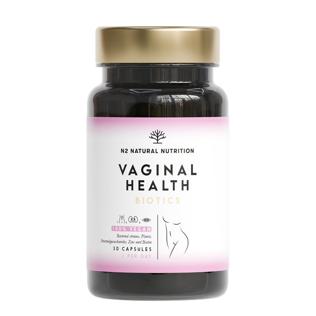 Vaginal Health Probióticos 30 días Íntima N2 Natural Nutrition 30 cáps.