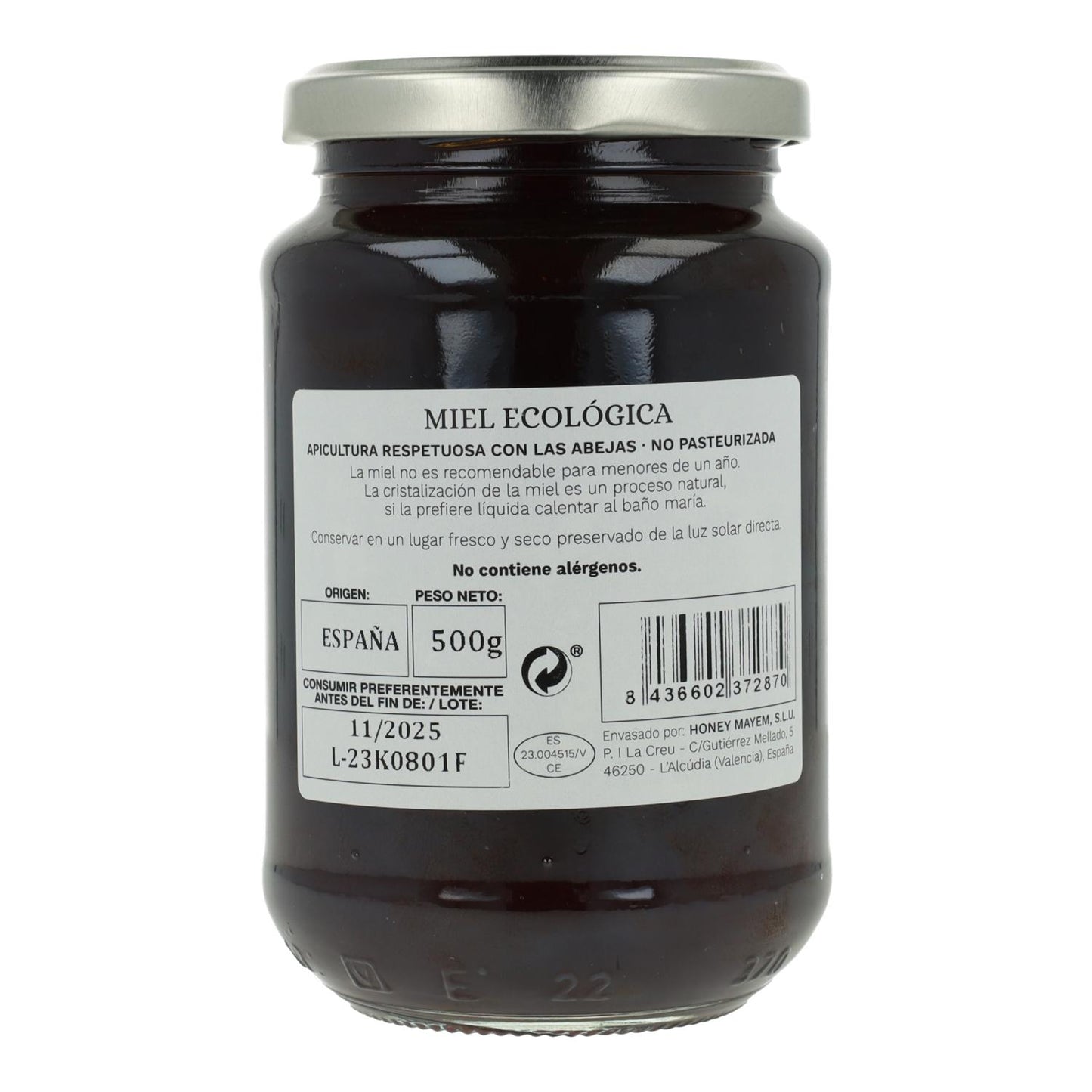 Miel castaño bio Mayem 500 g