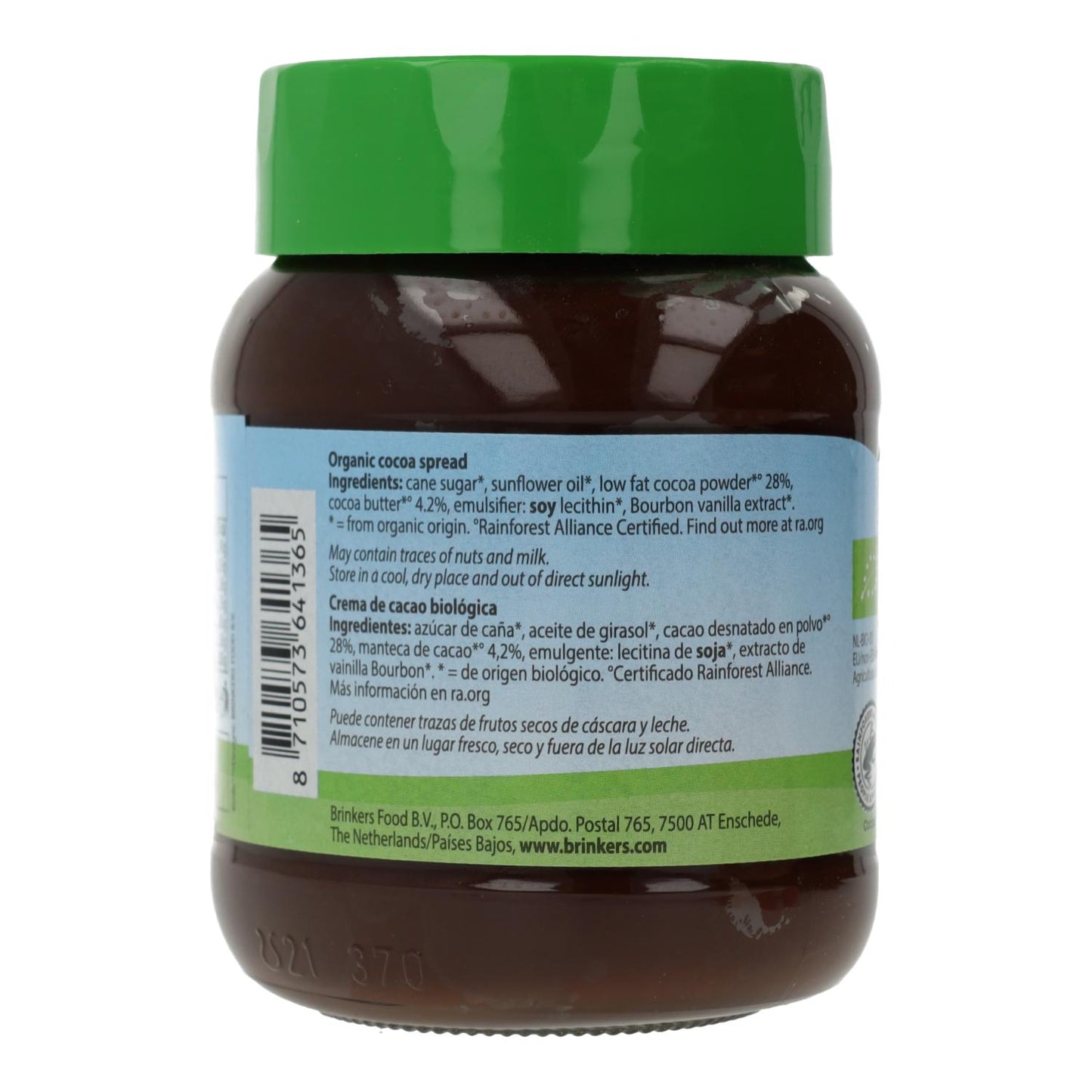 Crema de Chocolate Negro para untar Eco Nuscobio 400 g