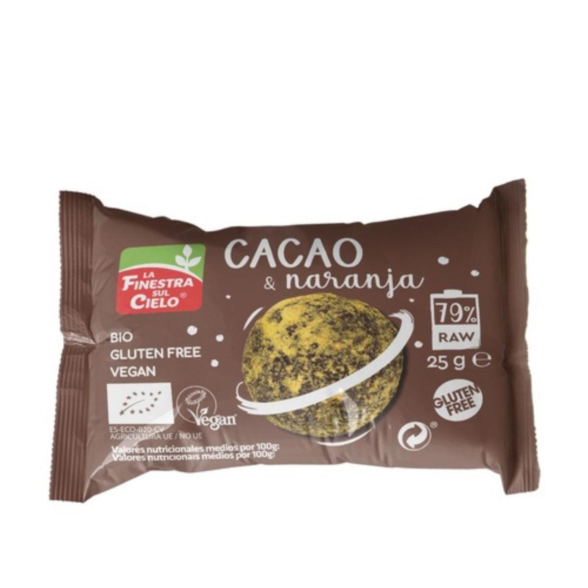 Energy ball Cacao & Naranja La Finestra Sul Cielo 20 g