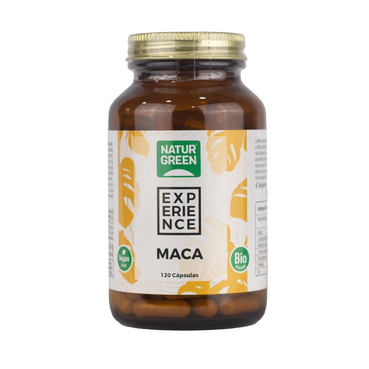Maca cápsulas Bio EXPERIENCE Naturgreen 120 cápsulas