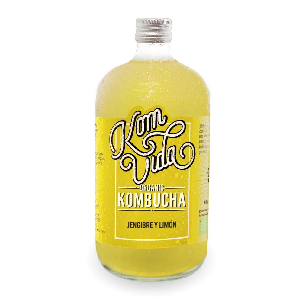 Kombucha de Jengibre y Limón Komvida 750 ml