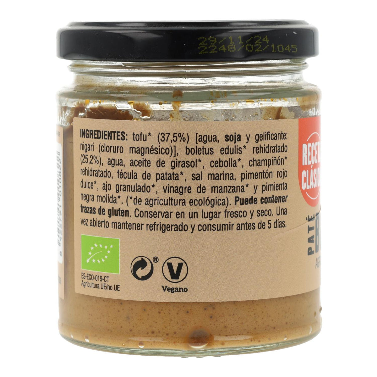 Paté de Boletus Bio Vegetalia, 180 g