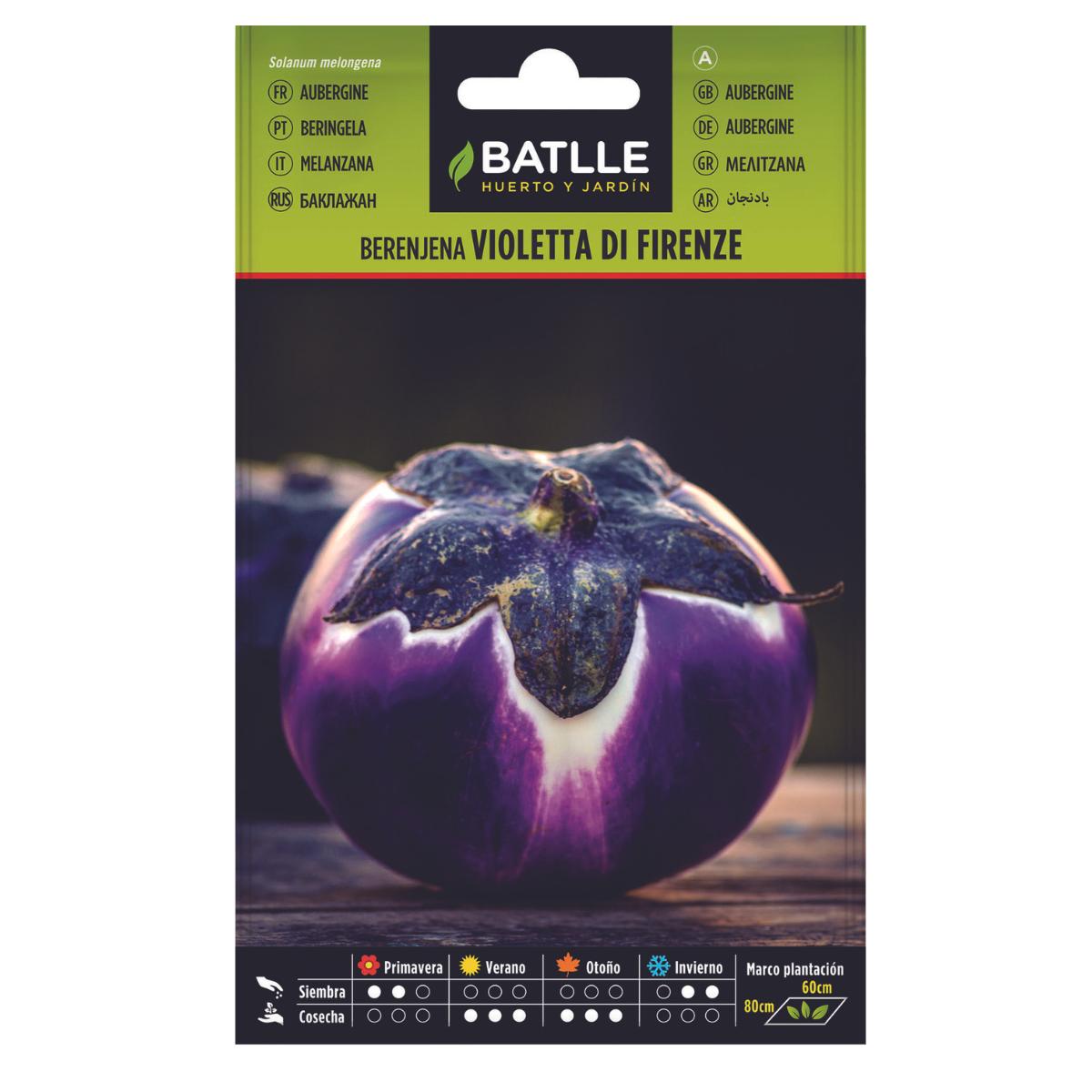 Semillas de Berenjena Violetta di Firenze Batlle