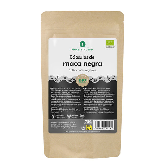 Maca Negra BIO Planeta Huerto 150 cápsulas