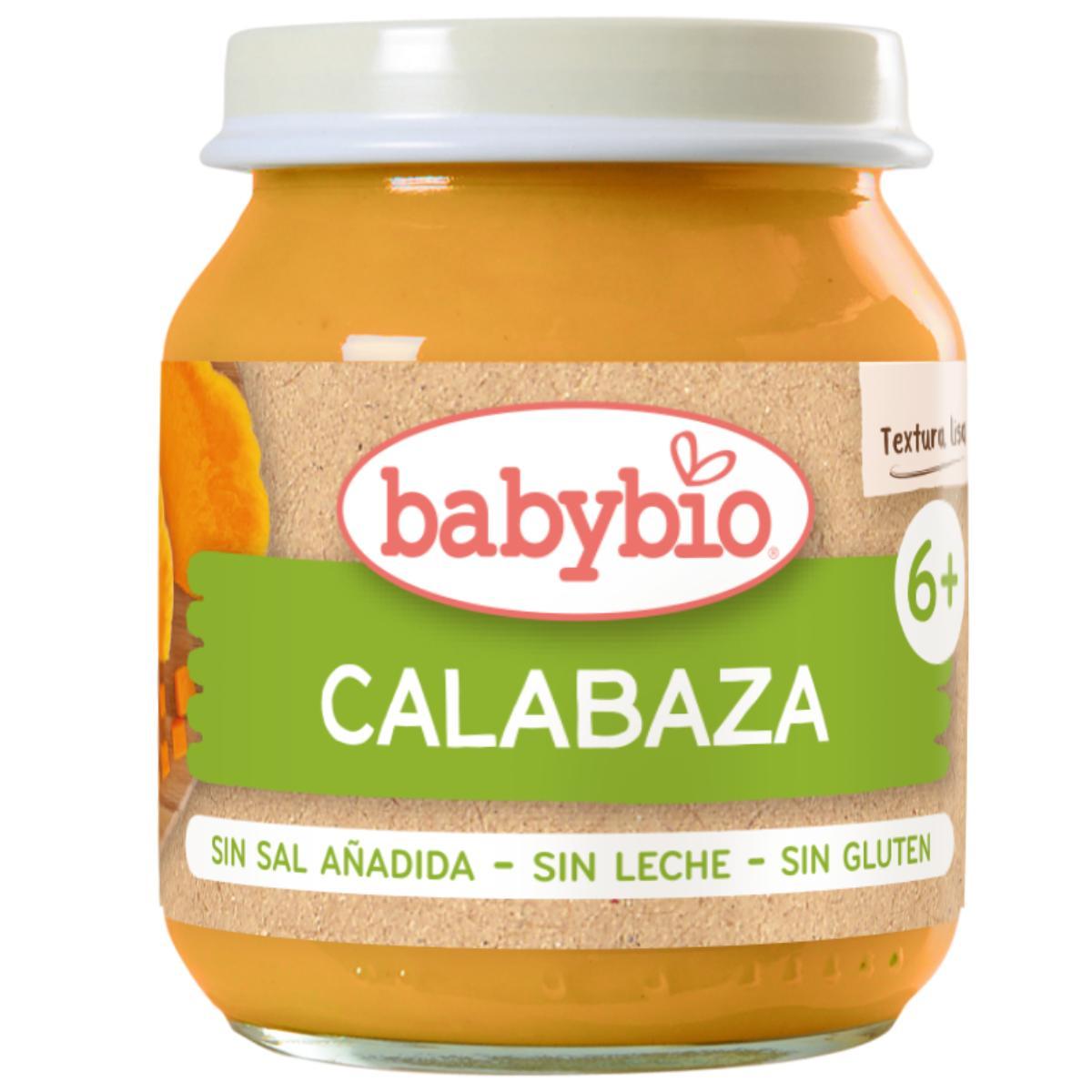 Pack 3 unidades Potito calabaza Babybio 130 g