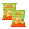 Pack 2x Smilondas Snack de Maiz, garbanzo, lenteja y Zanahoria Eco, Smileat, 25 g