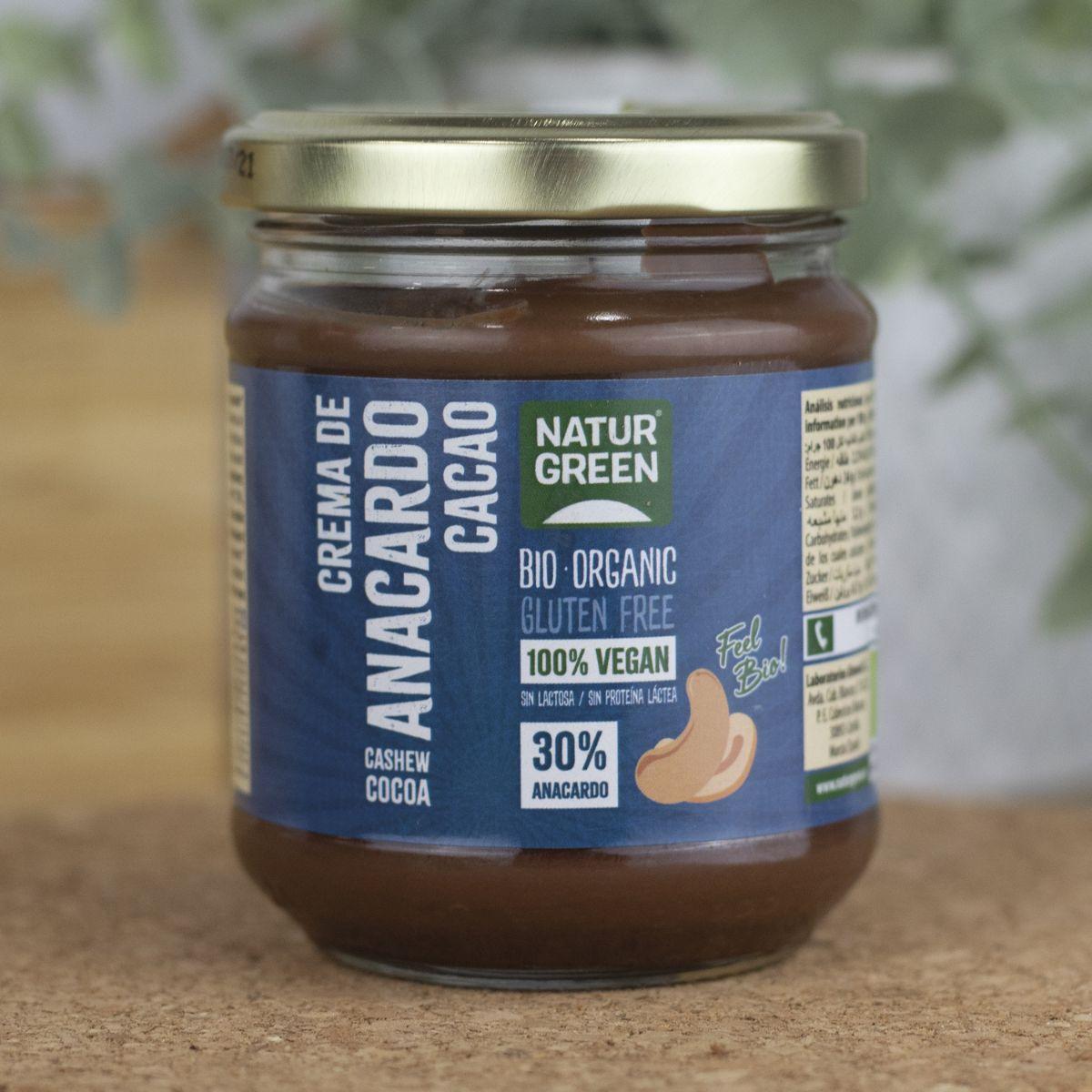 Crema de Anacardos con Cacao Bio NaturGreen 250g